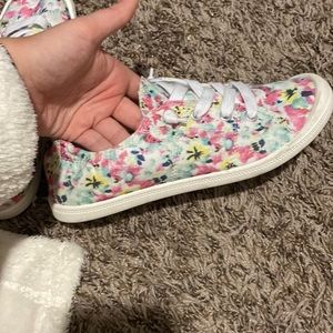 Floral sneakers - madden girl